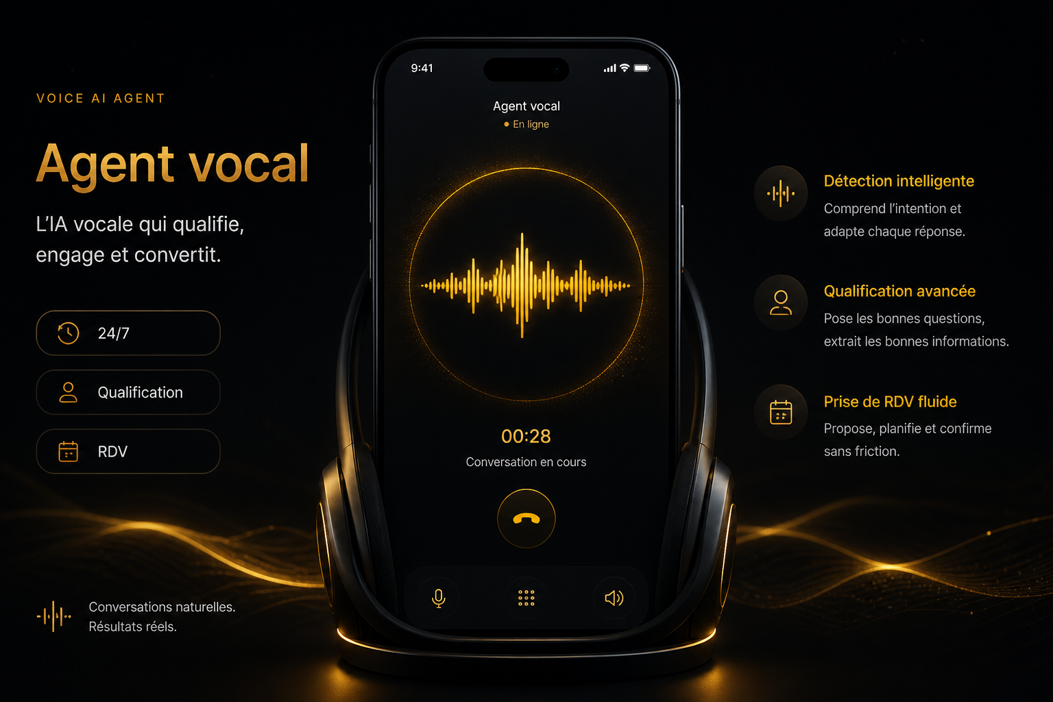 Agent vocal IA