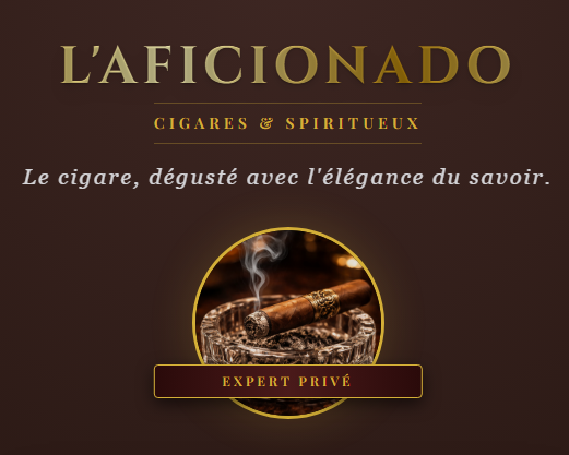 L’Aficionado — Aide à la vente cigare